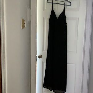 Black maxi dress/ beach cover up